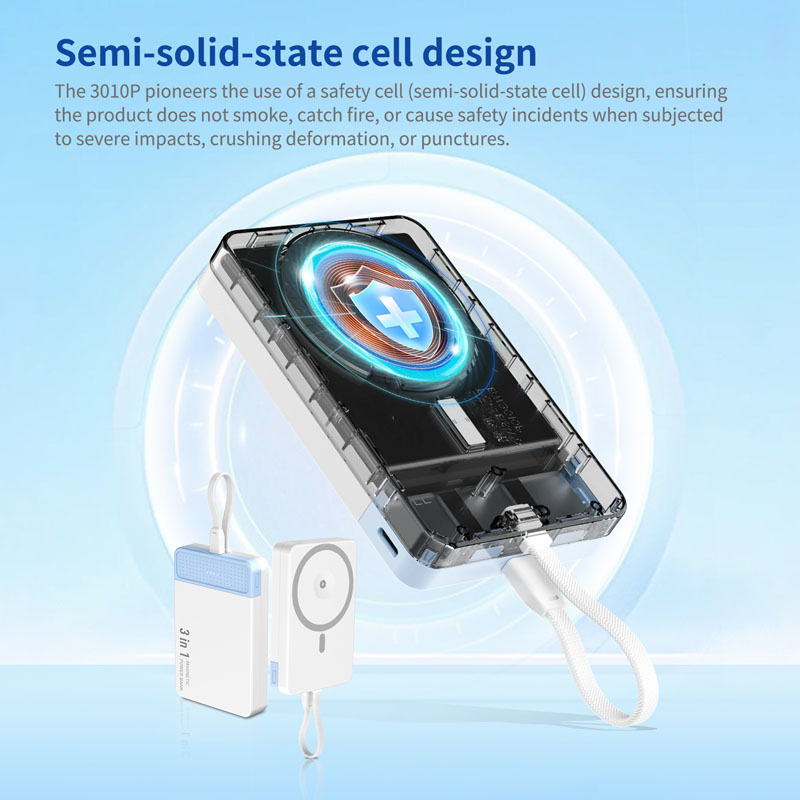 ATL Li-ion 10000mAh Power Banks Wireless 30W Input Output